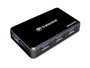 Transcend HUB3 USB 3.2 Gen 1 de 4 Puertos con Carga Rápida