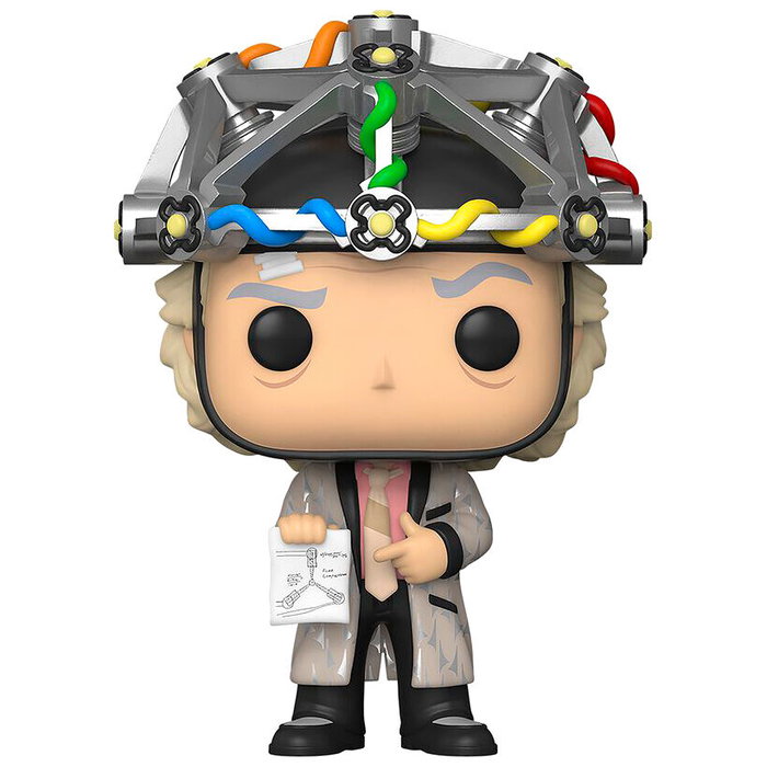 Funko Regreso al Futuro POP! Vinyl Doc con Casco 9 cm