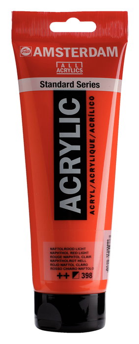 Amsterdam Amsterdam Standard Series Rojo Naftol Claro 398 250 ml Amsterdam Amsterdam Standard Series Rojo Naftol Claro 398 250 ml