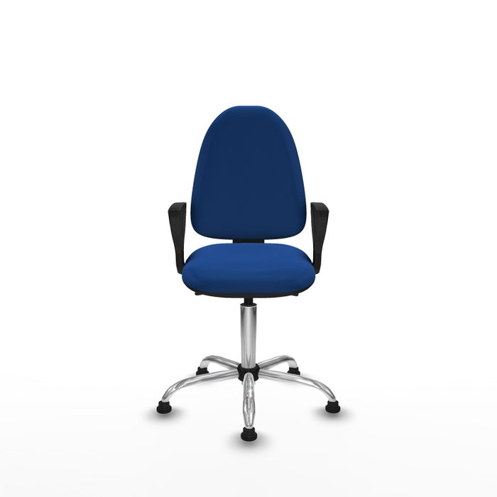 PIQUERAS Y CRESPO Silla de oficina Aýna Azul con mecanismo Asincro