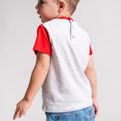 Camiseta Corta Pack X2 Marvel Gris 36 Meses
