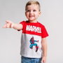 Camiseta Corta Pack X2 Marvel Gris 36 Meses