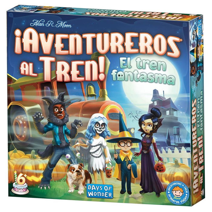 Days of Wonder Juego de Mesa ¡Aventureros al Tren! El Tren Fantasma DW720835 Español Juego de tablero para niños y familias
