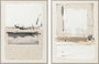 DKD Home Decor Cuadro Lienzo Abstracto Beige Pack de 2