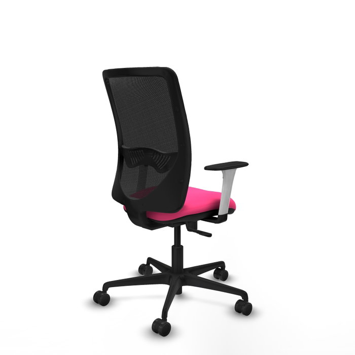PIQUERAS Y CRESPO Silla de oficina Zulema Rosa y Negro