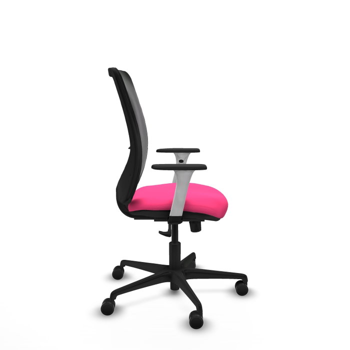 PIQUERAS Y CRESPO Silla de oficina Zulema Rosa y Negro