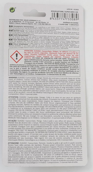 Super5000 # -144- Super 5000 3 Grs 1x3grs 9x2x1cm (36 Unidades)