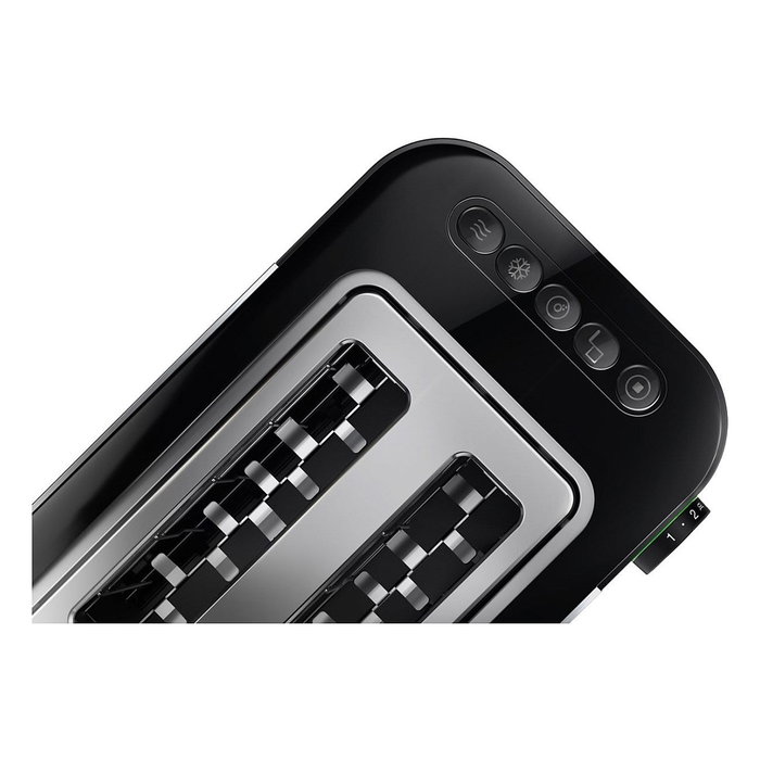 Braun HT 5015 BK Tostadora 2 Rebanadas Negro Acero Inoxidable 1000W Descongelar Recalentar Braun HT 5015 BK Tostadora 2 Rebanadas Negro Acero Inoxidable 1000W Descongelar Recalentar