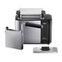 Braun HT 5015 BK Tostadora 2 Rebanadas Negro Acero Inoxidable 1000W Descongelar Recalentar