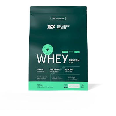 TGA THE GREEN ATHLETE Whey Protein Isolate Sin Sabor 750 G