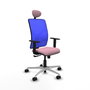 PIQUERAS Y CRESPO Silla de oficina Motilla con mecanismo Sincro, Rosa y Azul
