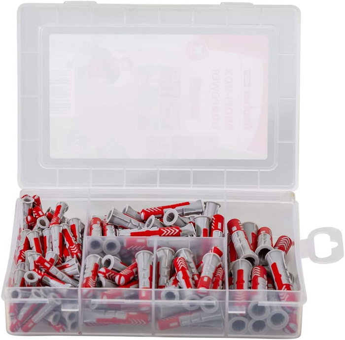 FISCHER Caja de tacos DuoPower 6x30/8x40/10x50, 132 unidades