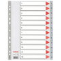 Esselte Separador Numérico 1-12 Multitaladro Gris A4
