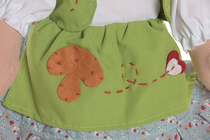 Muñeca DKD Home Decor Kids Verde 15 x 35 x 24 cm (4 Unidades)