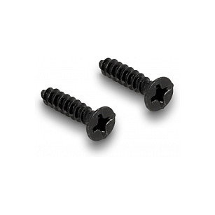 DeLOCK Pasacables para montaje en mesa con cepillo 300 x 120 x 28 mm Negro