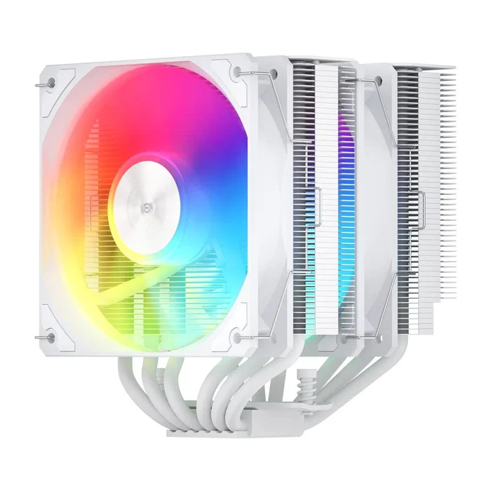 FSP MP7-WA Refrigerador de aire Blanco 120mm ARGB para Intel y AMD