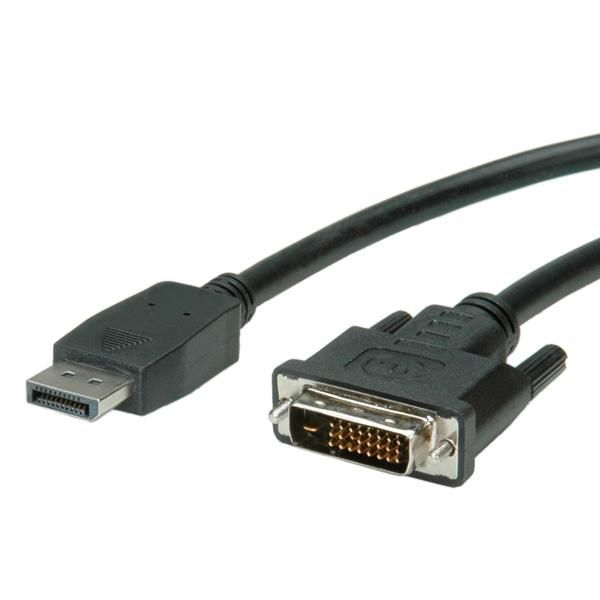 Value Cable DisplayPort a DVI-D, 2 m, Negro