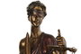DKD Home Decor Figura de la Justicia en Resina, Cobre