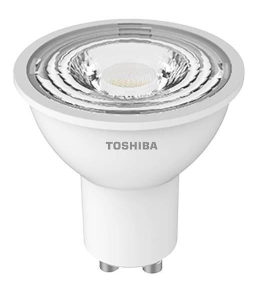 TOSHIBA LED Essential GU10 4.5W 2700K - Bombilla LED Spot Dicroica Warm White