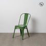 Silla Apilable Verde Metal Dallas 45 X 52,50 X 85 cm (Set de 4)