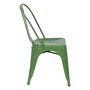 Silla Apilable Verde Metal Dallas 45 X 52,50 X 85 cm (Set de 4)