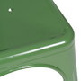 Silla Apilable Verde Metal Dallas 45 X 52,50 X 85 cm (Set de 4)