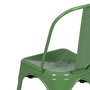 Silla Apilable Verde Metal Dallas 45 X 52,50 X 85 cm (Set de 4)