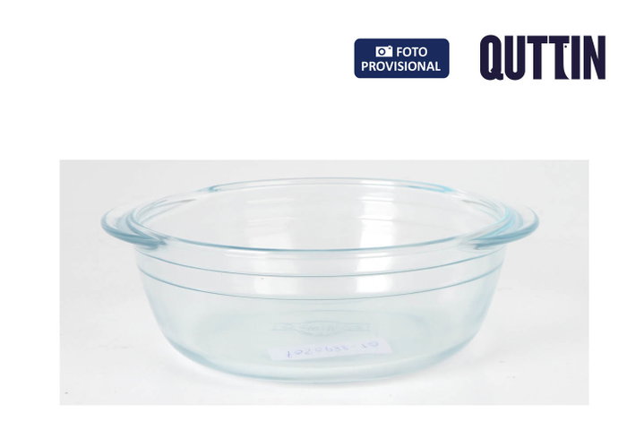 Inde Quttin Fuente de Vidrio Redonda 20 cm - 1 L (8 Unidades) Inde Quttin Fuente de Vidrio Redonda 20 cm - 1 L (8 Unidades)