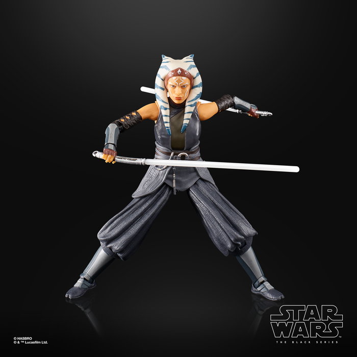 Hasbro Ahsoka Tano - Figura Black Series Star Wars de 15 cm articulada con 2 sables láser