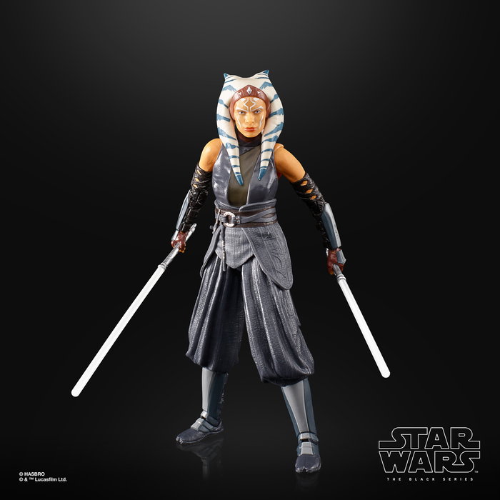 Hasbro Ahsoka Tano - Figura Black Series Star Wars de 15 cm articulada con 2 sables láser
