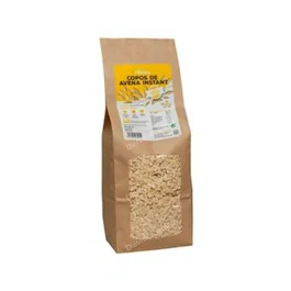 ARTESANIA Copos De Avena Instant Plantis 1Kg - Cereales Integrales sin Azúcar, Fuente de Fibra y Energía para Deportistas