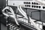 Digitus DN-97602 Panel de gestión de cables 1HE con 5 anillos, Negro
