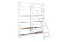 DKD Home Decor Estanteria Loft Blanco Natural Metal Mango 180 x 35 x 220 cm