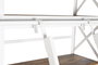DKD Home Decor Estanteria Loft Blanco Natural Metal Mango 180 x 35 x 220 cm