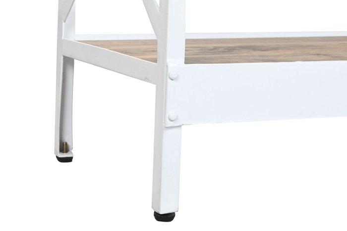 DKD Home Decor Estanteria Loft Blanco Natural Metal Mango 180 x 35 x 220 cm DKD Home Decor Estanteria Loft Blanco Natural Metal Mango 180 x 35 x 220 cm