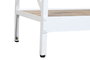 DKD Home Decor Estanteria Loft Blanco Natural Metal Mango 180 x 35 x 220 cm