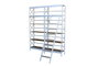 DKD Home Decor Estanteria Loft Blanco Natural Metal Mango 180 x 35 x 220 cm