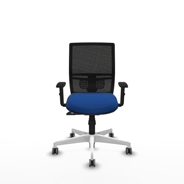 PIQUERAS Y CRESPO Silla de oficina Yunquera con mecanismo Sincro, Azul y Negro PIQUERAS Y CRESPO Silla de oficina Yunquera con mecanismo Sincro, Azul y Negro