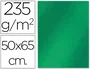 Liderpapel Cartulina 50x65 cm 235g/m2 Metalizada Verde 10 Unidades