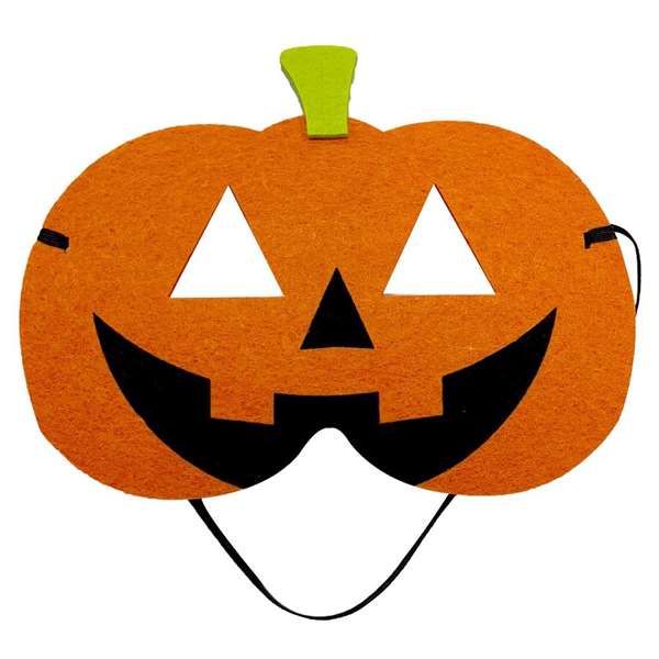 My Other Me Máscara de Calabaza de Fieltro Naranja My Other Me Máscara de Calabaza de Fieltro Naranja