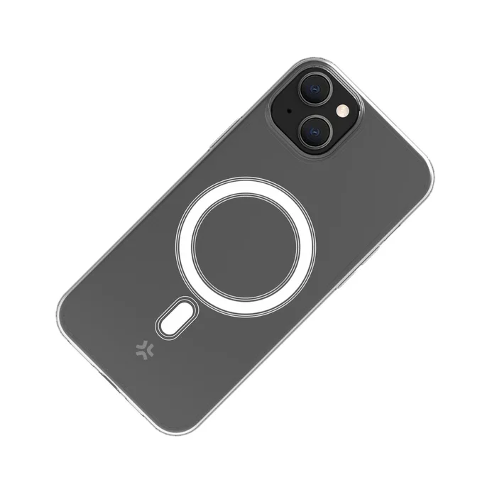 Celly GELSKINMAG1055 Funda Compatible con MagSafe para iPhone 15 Plus (6.7") - Transparente, Resistente a Golpes y Rayones, PC y TPU Celly GELSKINMAG1055 Funda Compatible con MagSafe para iPhone 15 Plus (6.7") - Transparente, Resistente a Golpes y Rayones, PC y TPU