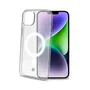 Celly GELSKINMAG1055 Funda Compatible con MagSafe para iPhone 15 Plus (6.7") - Transparente, Resistente a Golpes y Rayones, PC y TPU
