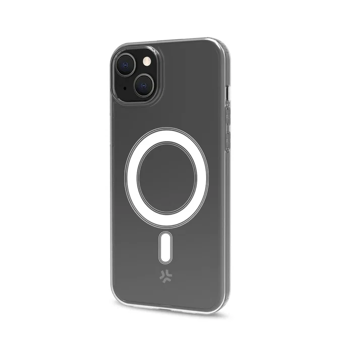 Celly GELSKINMAG1055 Funda Compatible con MagSafe para iPhone 15 Plus (6.7") - Transparente, Resistente a Golpes y Rayones, PC y TPU Celly GELSKINMAG1055 Funda Compatible con MagSafe para iPhone 15 Plus (6.7") - Transparente, Resistente a Golpes y Rayones, PC y TPU