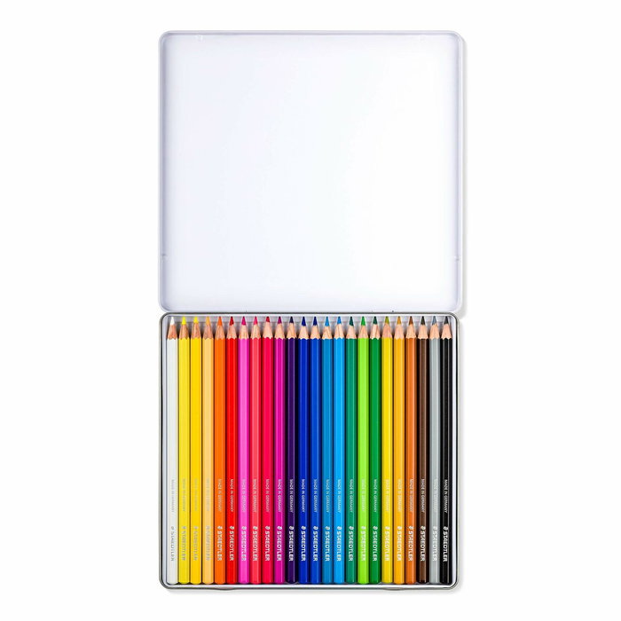 STAEDTLER Lápices de Colores Design Journey 146C, Estuche Metálico de 24 Unidades
