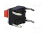 Aratas (Formerly Omron Components) B3F-1056 Microconmutador TACT SPST-NO Rojo