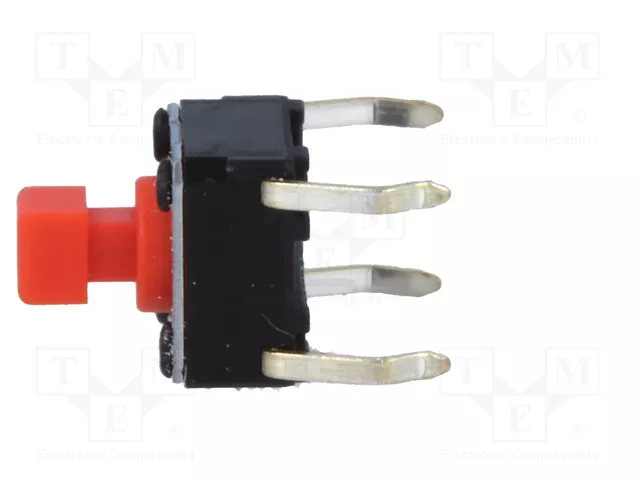 Aratas (Formerly Omron Components) B3F-1056 Microconmutador TACT SPST-NO Rojo