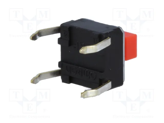 Aratas (Formerly Omron Components) B3F-1056 Microconmutador TACT SPST-NO Rojo