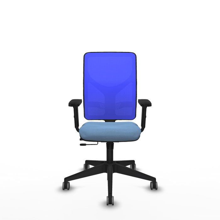 PIQUERAS Y CRESPO Silla de oficina Motilla Azul cielo y azul