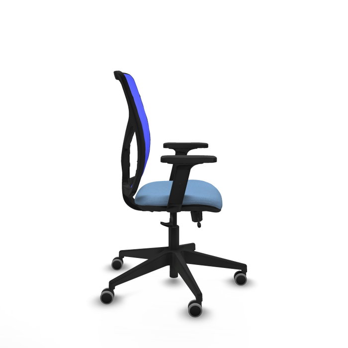 PIQUERAS Y CRESPO Silla de oficina Motilla Azul cielo y azul