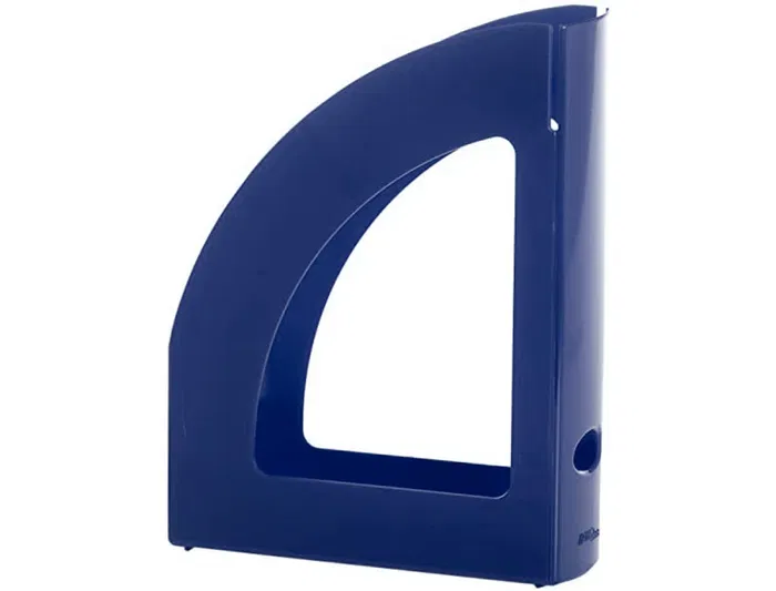 Archivo 2000 Revistero Archivo Antimicrobiano Sanitized Poliestireno Lomo 80 mm Azul 250x80x320 mm